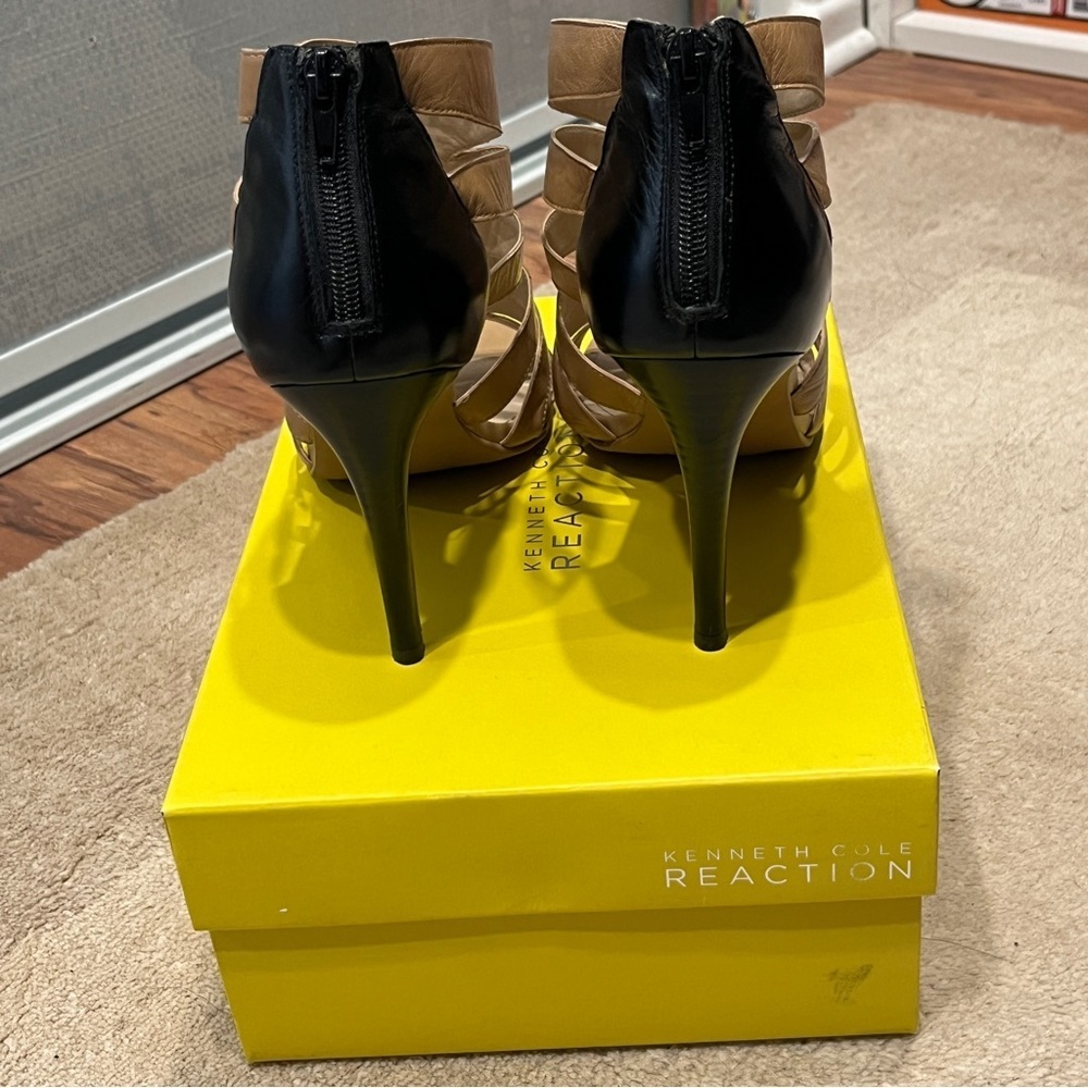 14th & Union Heels Black Nude Strappy 4” Size 9.5 - Picture 10 of 13